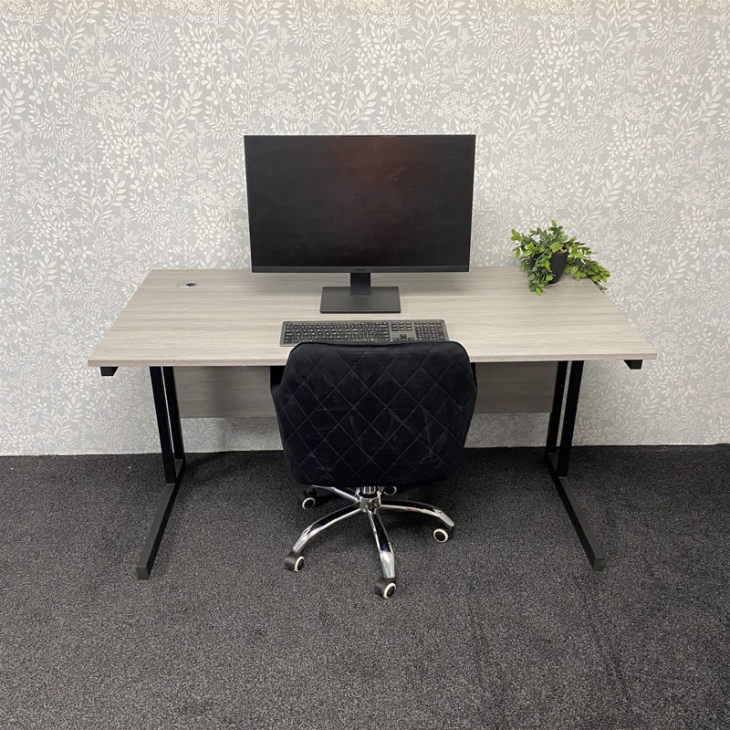 Alye Piece Computer Desk Office Set, Black