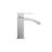 Modern Bathroom Sink Faucet - Lever Handles, 7.09" Package Width, 6.81" High Stain- Finish, 1.99" Brushed Nickel-125364344