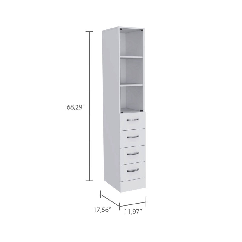 Jarone Freestanding Linen Cabinet