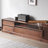 Black walnut solid wood TV cabinet