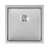 Whitehaus Collection 18" Undermount or Drop-in Single Bowl 16 Gauge Stainless Steel Kitchen Sink Set-24752624