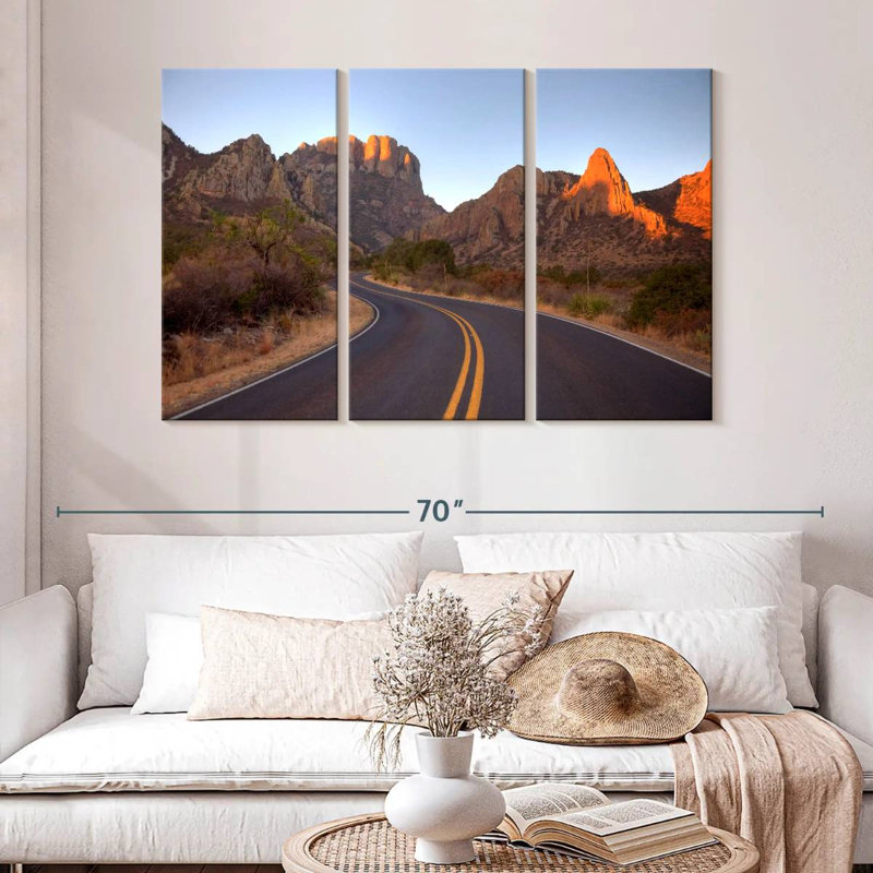 Mehar Texas Mountain Road, 32" H x 50" W