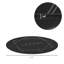 Tapis de poker rond de 24 pouces, plateau de table en caoutchouc antidérapant Texas Hold'em, tapis de table de poker portable résistant à l'eau avec sac de transport à surface lisse-106445809