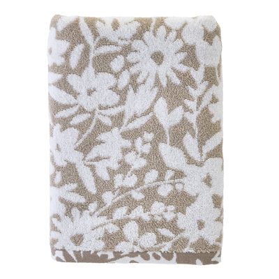 BEDFORD FLORAL JACQUARD BATH-TAN