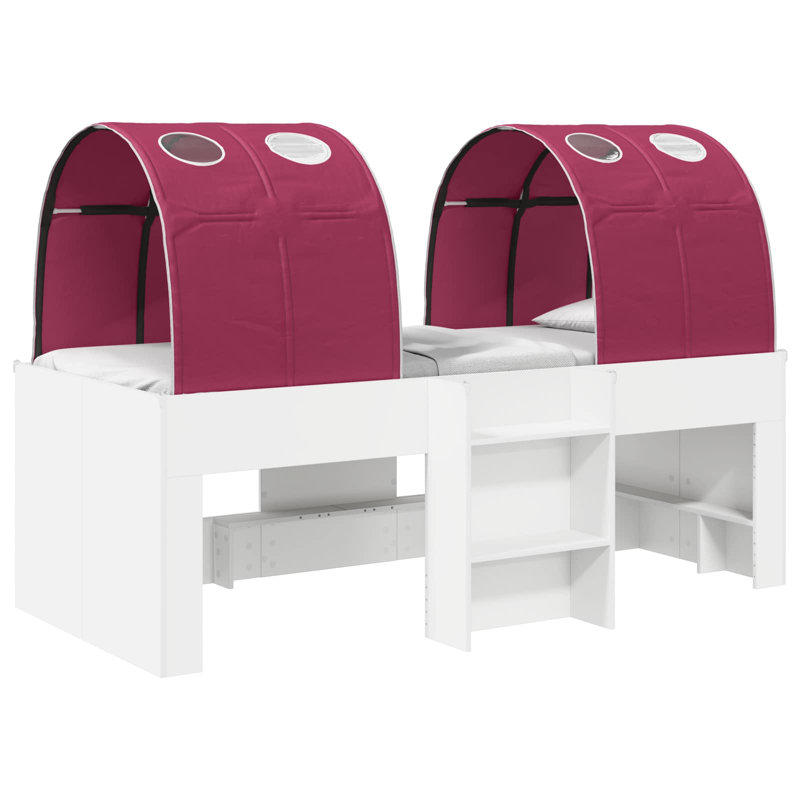 80 X 200cm High Sleepers, White/Red