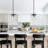 (Set Of 2)1-Light 5.1"W Modern Industrial Glass Pendant Light for Kitchen Island, Over Sink-121635195