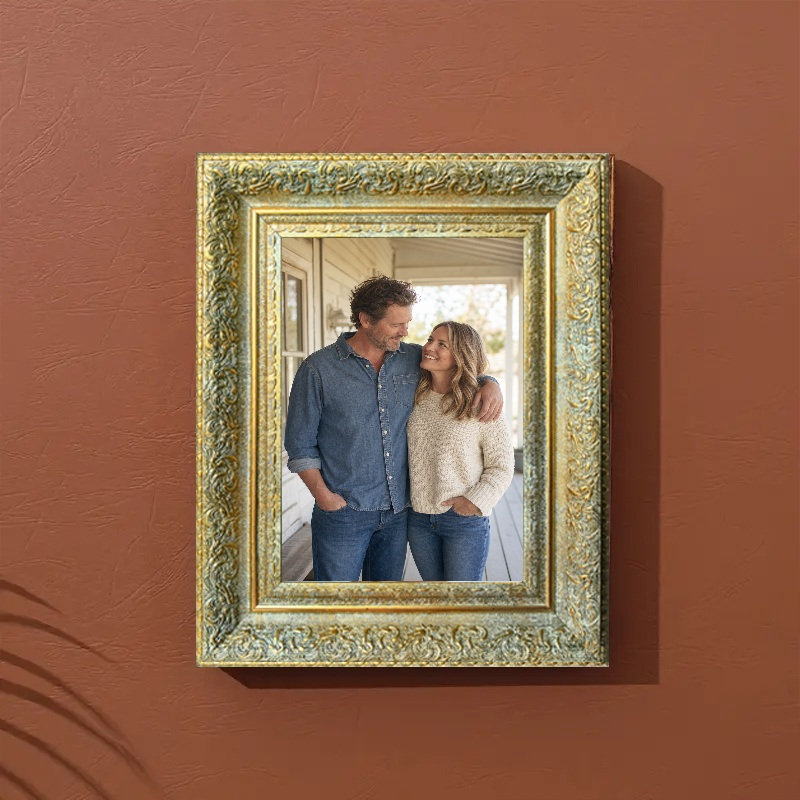 Cadre photo sophistiqué doré antique 1 pièce 11 po x 14 po 1PC, Antique Gold, 1, 11" W x 14" H