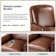Glen Ellyn 30" Wide Genuine Leather Manual Club Recliner