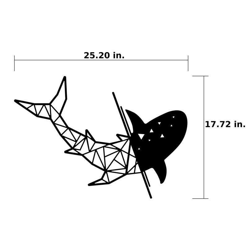 Décoration murale requin