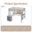 Lit mezzanine en bois avec tableau d'écriture-1060987369-1060987375