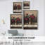 Impression florale vintage encadrée LXVII - bois massif-1965579969