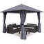 Asheka 3m x 3m Metal Party Tent-977281321