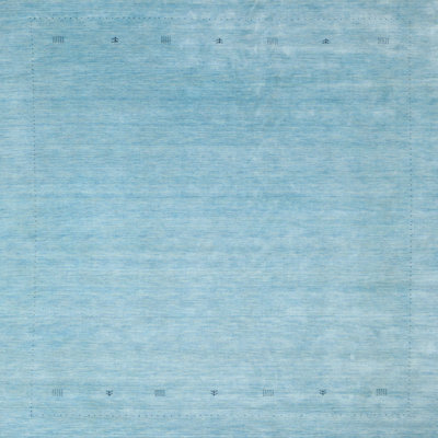 Tapis de zone bleu contemporain