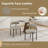 Modern Faux Leather Upholstered Side Dining Chair with Metal Frame-1774090130-1766621620