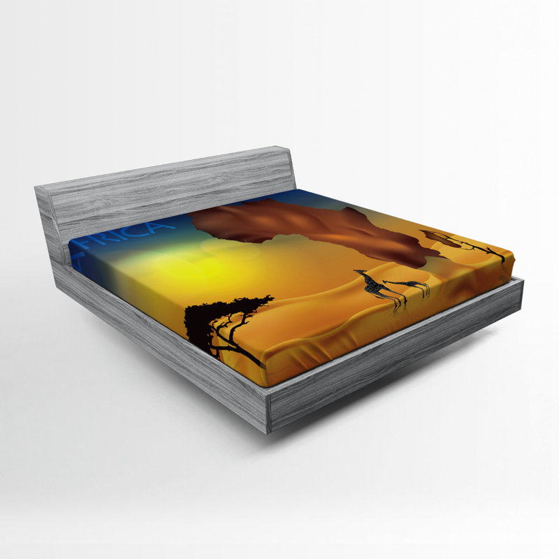Drap-housse en microfibre Safari, Drap-housse grand