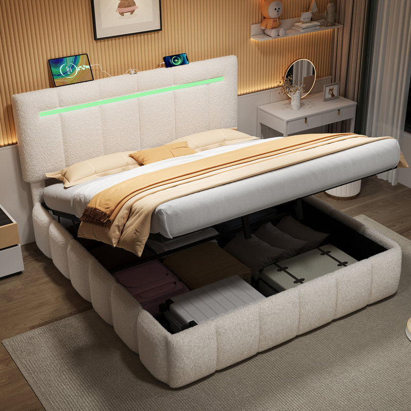 Ottoman Storage Bed, Double (4'6)