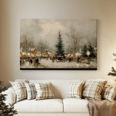 Sleigh of Honeyed Blessing-Premium Gallery Wrapped Canvas