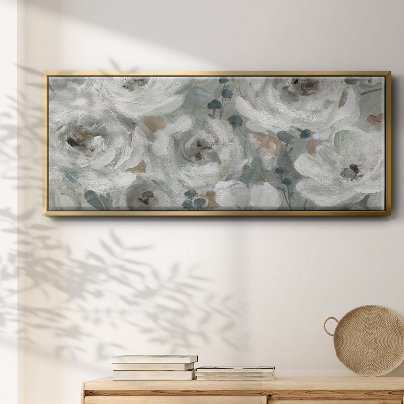 «Neutral Symphony», toile encadrée, H 12 po x l 30 po