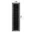 Tapis noir antidérapant à bordure rayée lavable à la machine-36957594