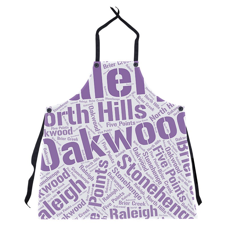Tablier de district de Barhood, Raleigh, Mauve