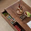 Table basse en noyer