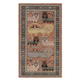 Burano Hand Knotted Wool Animal Print Area Rug