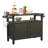 Metal Grill Carts Outdoor with Storage and Wheels-88558130