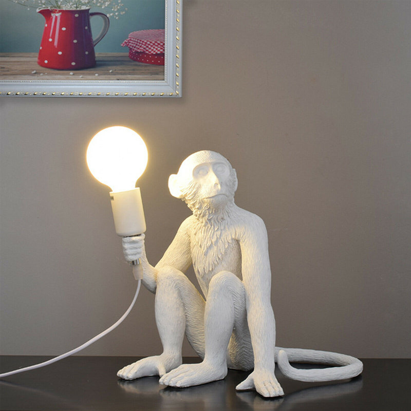 Brylee Resin Novelty Lamp, White