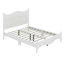 Ensemble de chambre pour grand lit 4 pièces Orrin, comprenant un lit plateforme rétro avec table de chevet et commode-1065249431