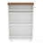 20" Slim Storage Cart – 4-Tier Narrow Rolling Kitchen Utility Cart with Wheels & Handle, Skinny Laundry Room Organizer, Slide Out Pantry Shelf for Small Spaces, Bathroom – Brown & White Finish-129238723