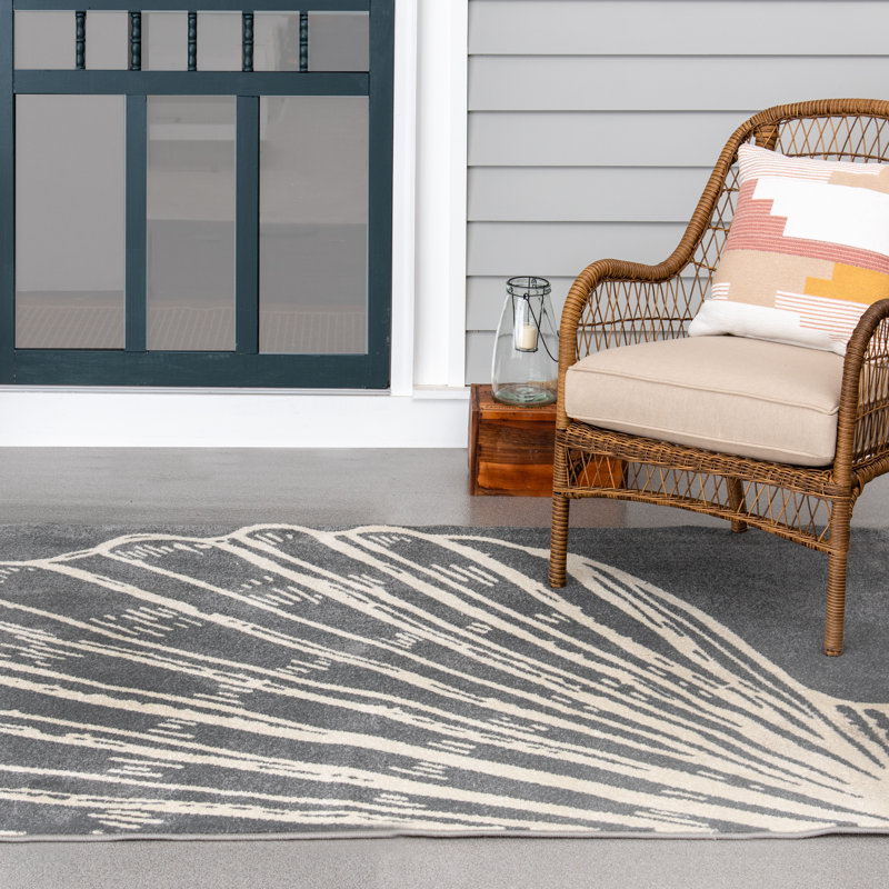 Moorhouse Indoor / Outdoor Rug, Rectangle 6'7" x 9'6"