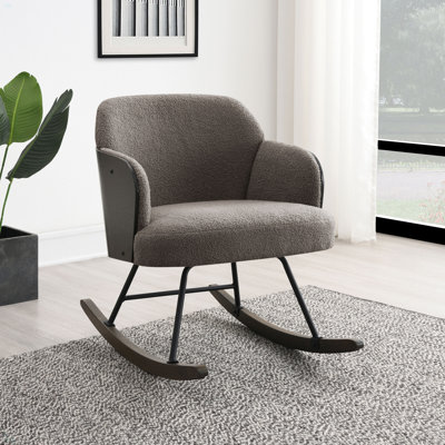 Chaise berçante rembourrée Valera