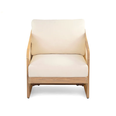 Royal Wood PVC-coated polyester Club Chair