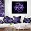 Coussin décoratif floral fractal explosion-30059286-30059278-30059284