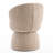 Modern Upholstered Dining Chairs, Boucle Fabric Swivel Barrel Chairs, Wingback Side Chairs, Vanity Chairs-1518962883