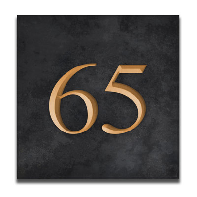 Velia 17.78cm H Stone House Number