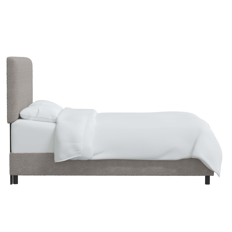 Anabella Upholstered Standard Bed, King, Classic Elephant Boucle
