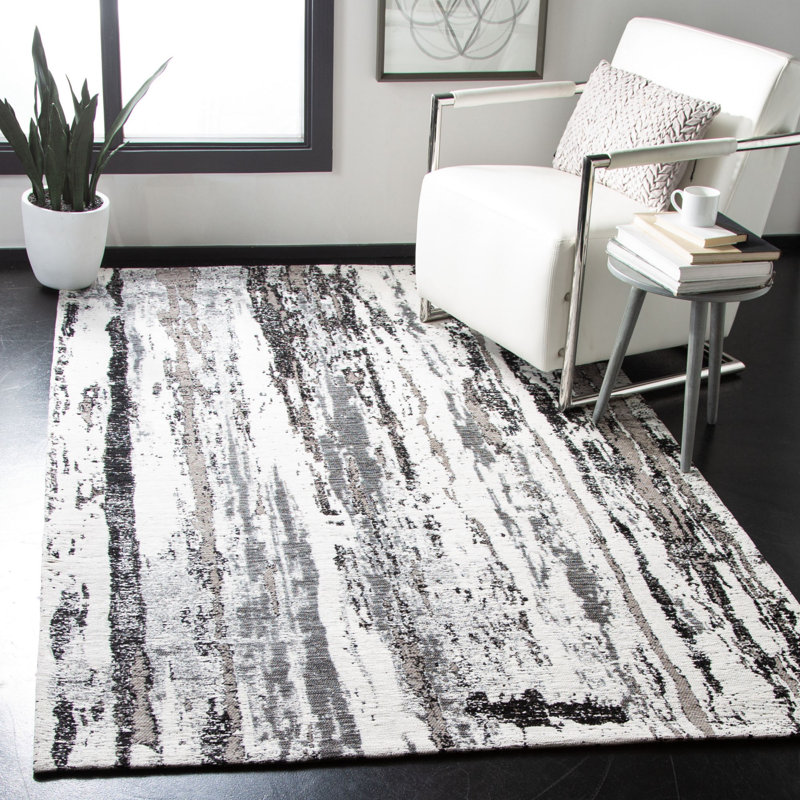 Roanoke Vintage Performance Abstract Rug, Rectangle 4' x 6'