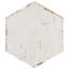 Retro Hex 14" x 16" Porcelain Wood Look Wall & Floor Tile