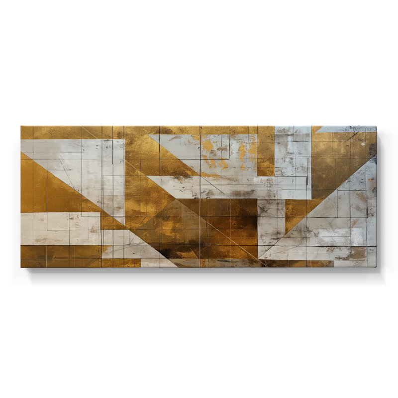 Abstract Series 1 #XC-Wide Gallery Wrapped Canvas, 16" H x 40" W