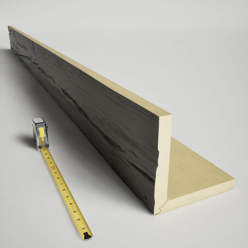 Sangle à poutre lisse, à utiliser avec poutre en bois Heritage, Désert de Sonora, 16'L, 6"H x 10"W