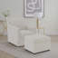 Repose-pieds avec rangement relevable