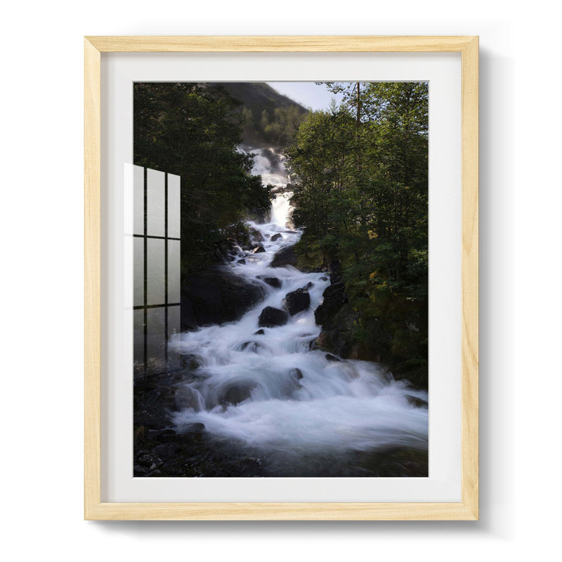 «Feel the Rush» - impression encadrée, Naturel, H 28,5 po x l 20,5 po