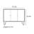Chic Large Capacity Sideboard
