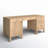 Kenzie Solid Wood Solid Wood Executive Desk-326006158