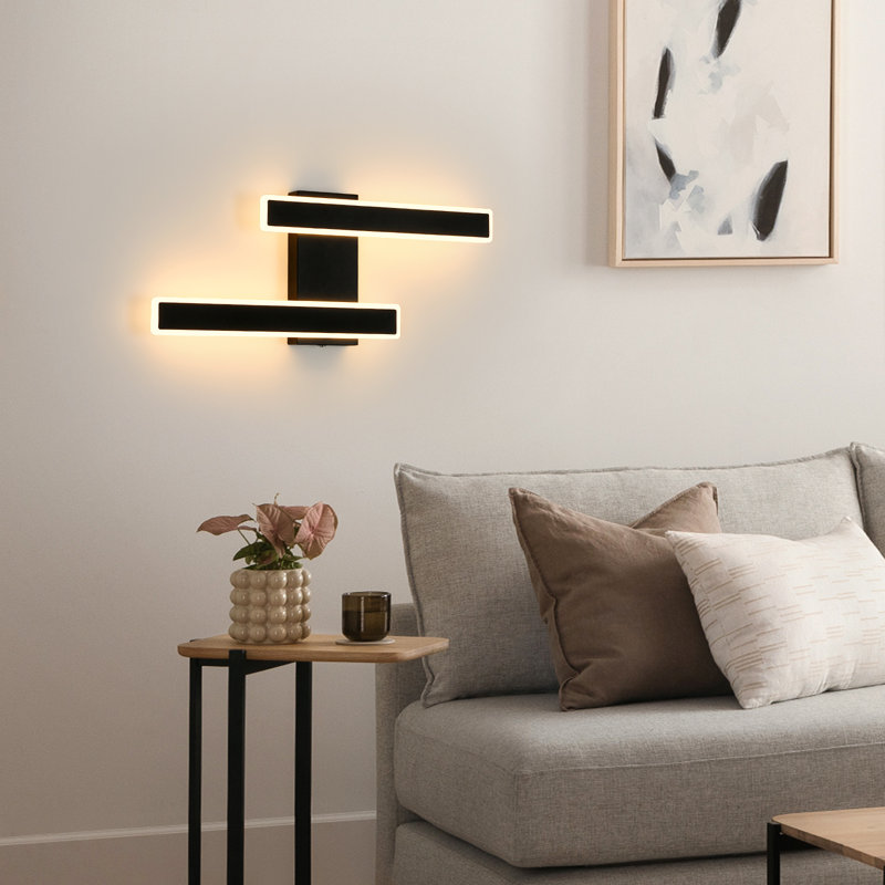 Bousson 2-Light LED Flush Mounted Wall Sconce