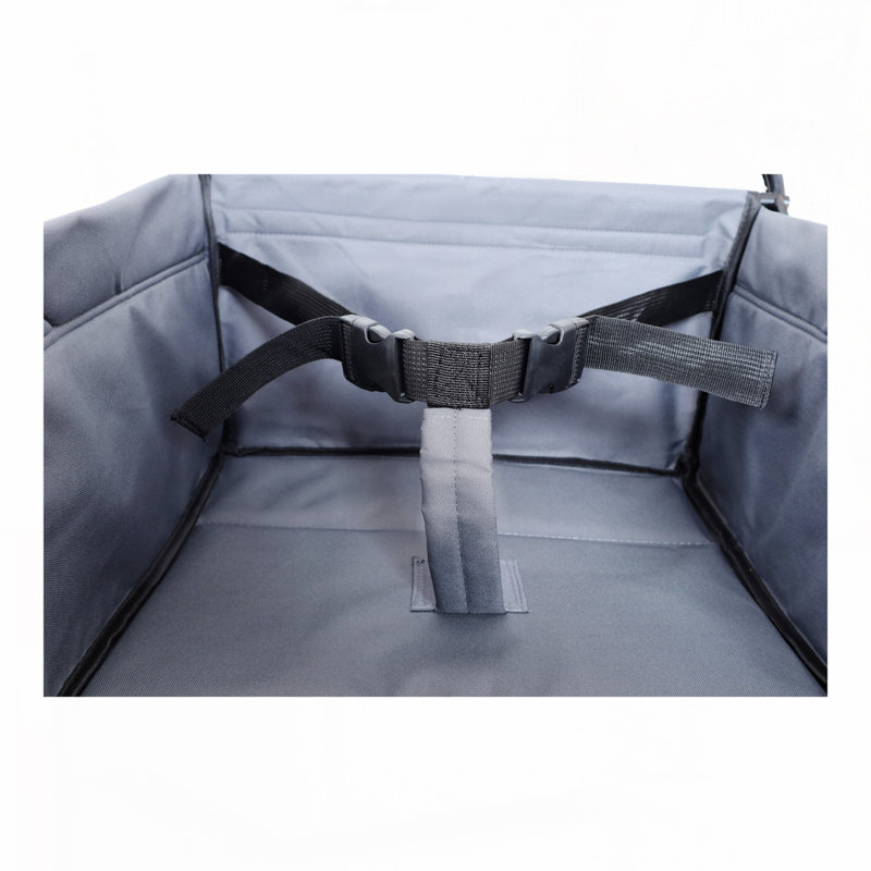 Chariot de chariot pliable 150L, Noir