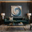 Art mural sur toile, "Coastal Shell Impressions"-738469364