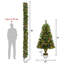 Ensemble de sapins de Noël pré-illuminés, sapins d'entrée de 1,20 m, guirlande de 2,70 m, décoration DEL blanc chaud