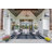 Kivett Caliente Navy and Ivory Indoor Outdoor Machine Washable Area Rug-1706871825